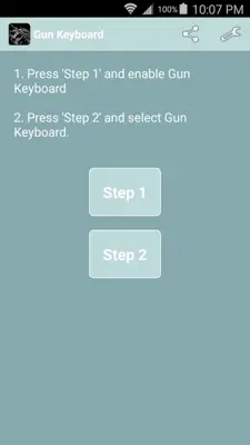 Gun Keyboard android App screenshot 4