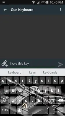 Gun Keyboard android App screenshot 6